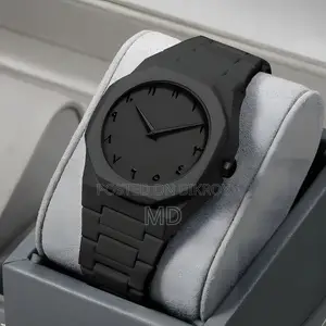 Black Arabic watch