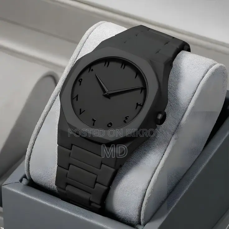 Black Arabic watch