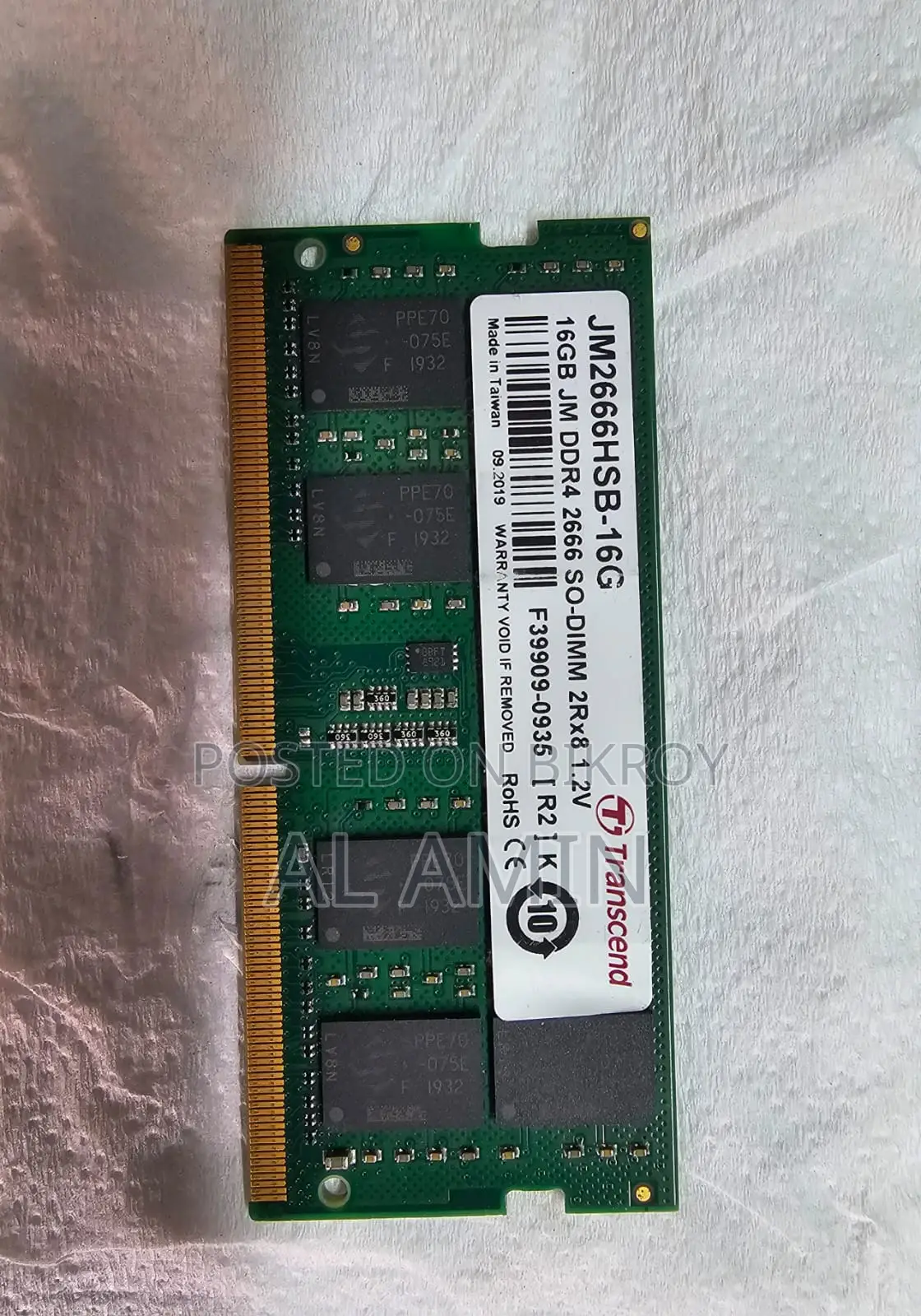 Transcend DDR 4 16 Gb Laptop Ram