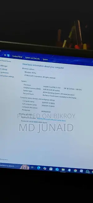 সব ক্যাবল সাথে পাবেন। মনিটরের অবস্থা ভালো নয়।