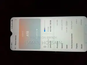 OPPO A18 . (Used)