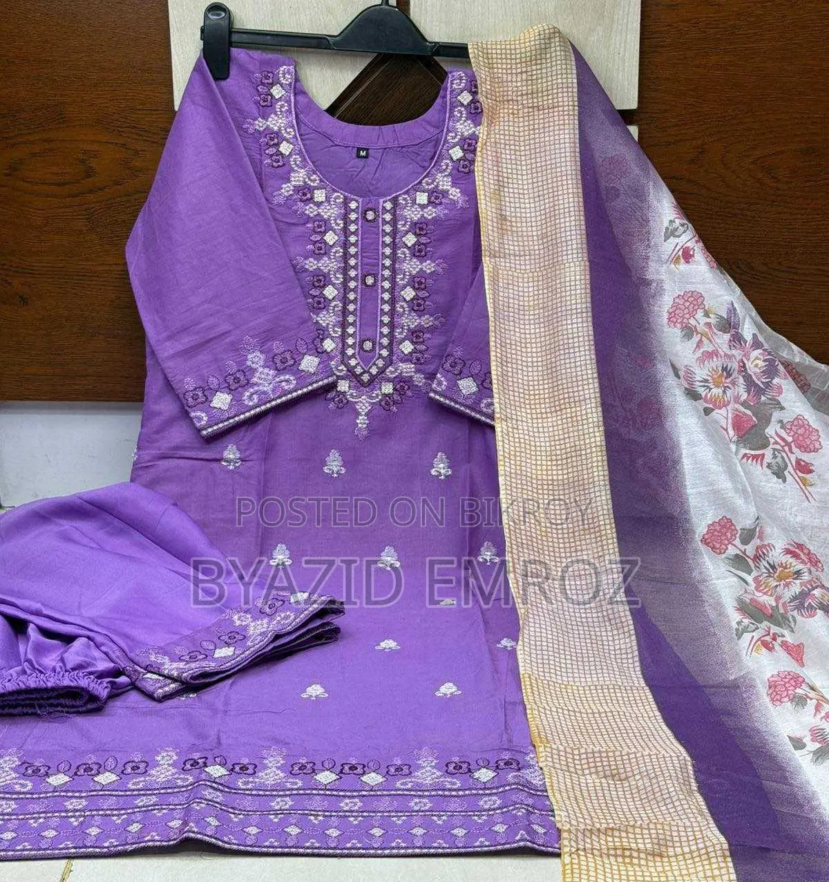 Ready-to-Wear Rayon Cotton Three-Piece Set