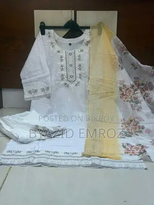 Ready-to-Wear Rayon Cotton Three-Piece Set
