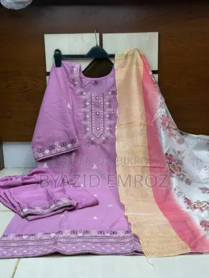 Ready-to-Wear Rayon Cotton Three-Piece Set