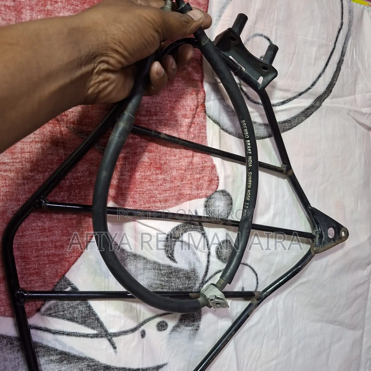 বাইকের পা দানি আর বাম্পার
