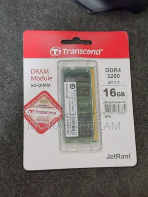 Transcend Jetram | 16GB DDR4 3200MHz SO-DIMM Laptop RAM