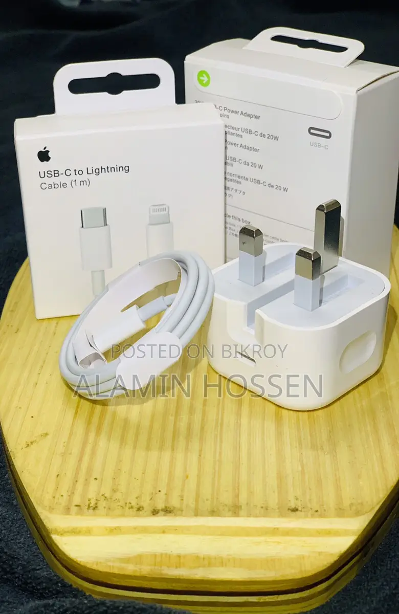 Iphone 20w Fast Charger Adapter & Type-c to Lightning Cable (warranty)