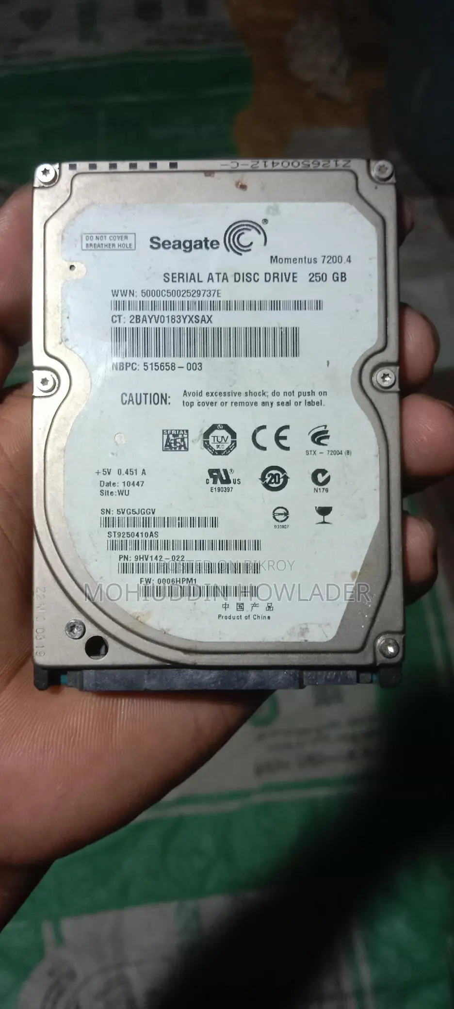 Esastegehdd 500GB