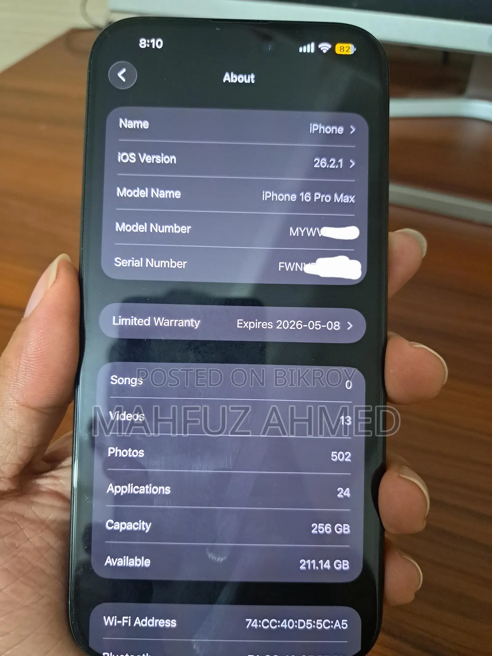 Apple iPhone 16 Pro Max (Used)