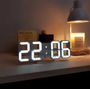 3D LED Digital Clock Electronic Table Alarm