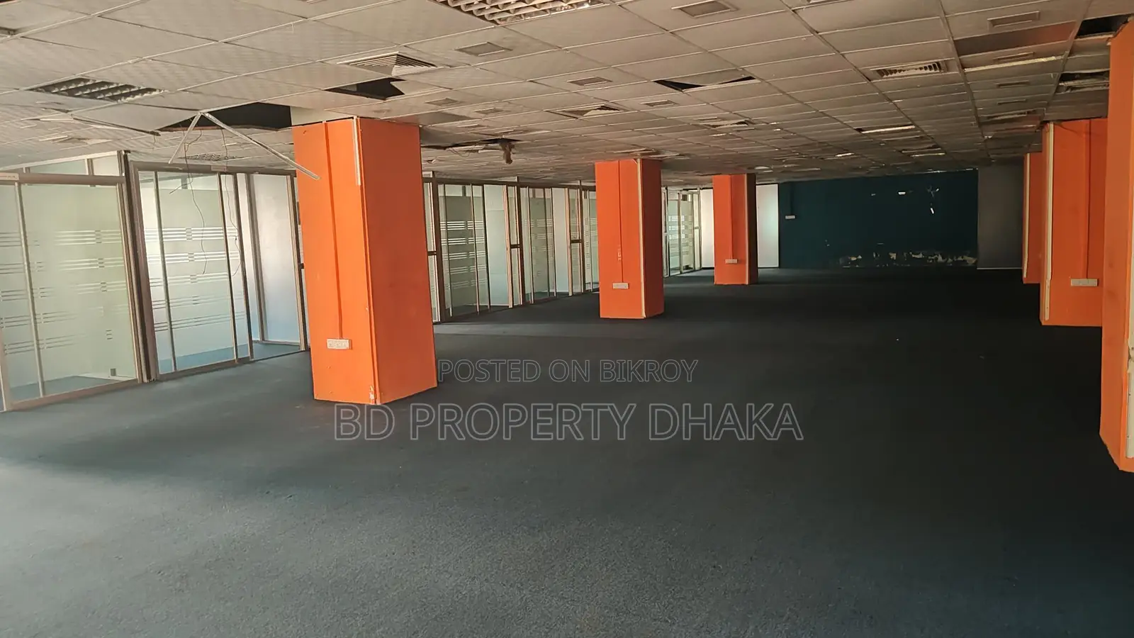 12500 Sqft Open Commercial Space Rent in Mohakali Avenue