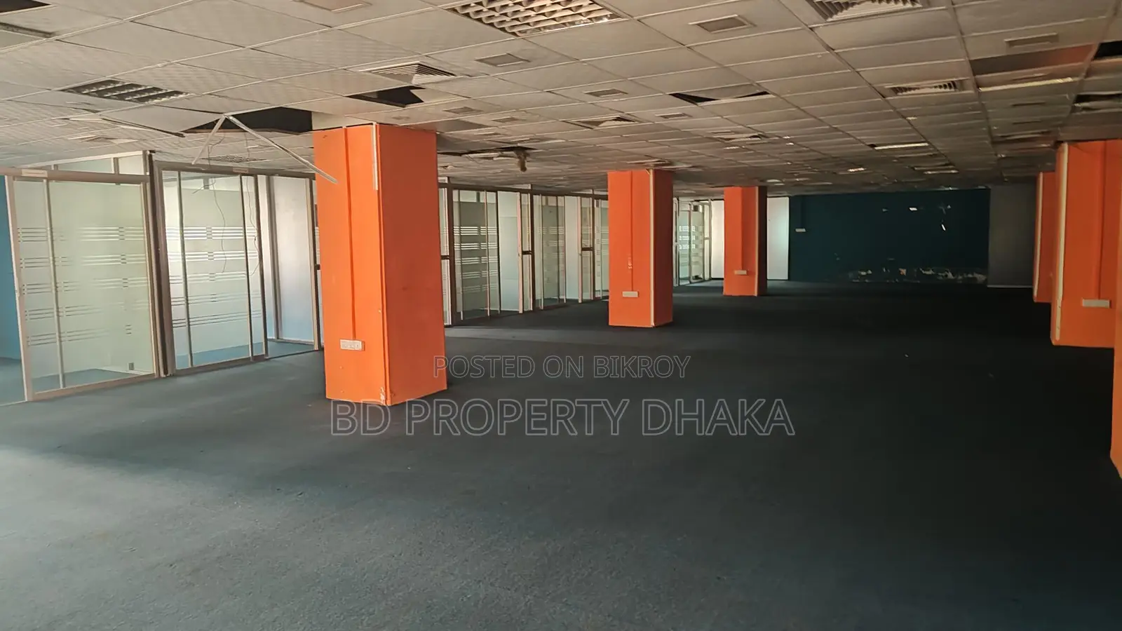 12500 Sqft Open Commercial Space Rent in Mohakali Avenue
