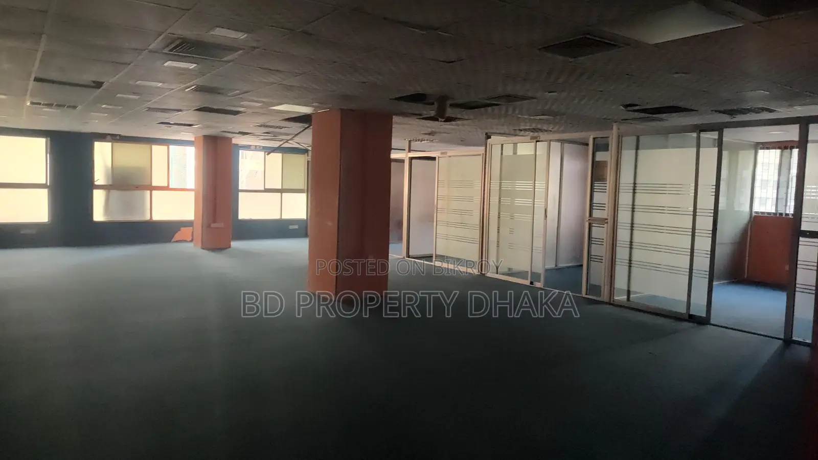 12500 Sqft Open Commercial Space Rent in Mohakali Avenue
