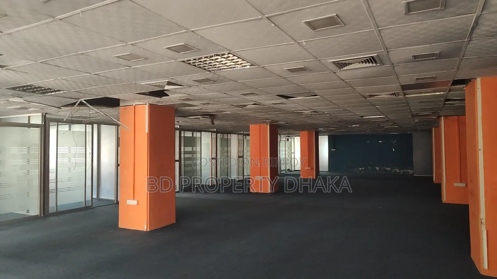 12500 Sqft Open Commercial Space Rent in Mohakali Avenue