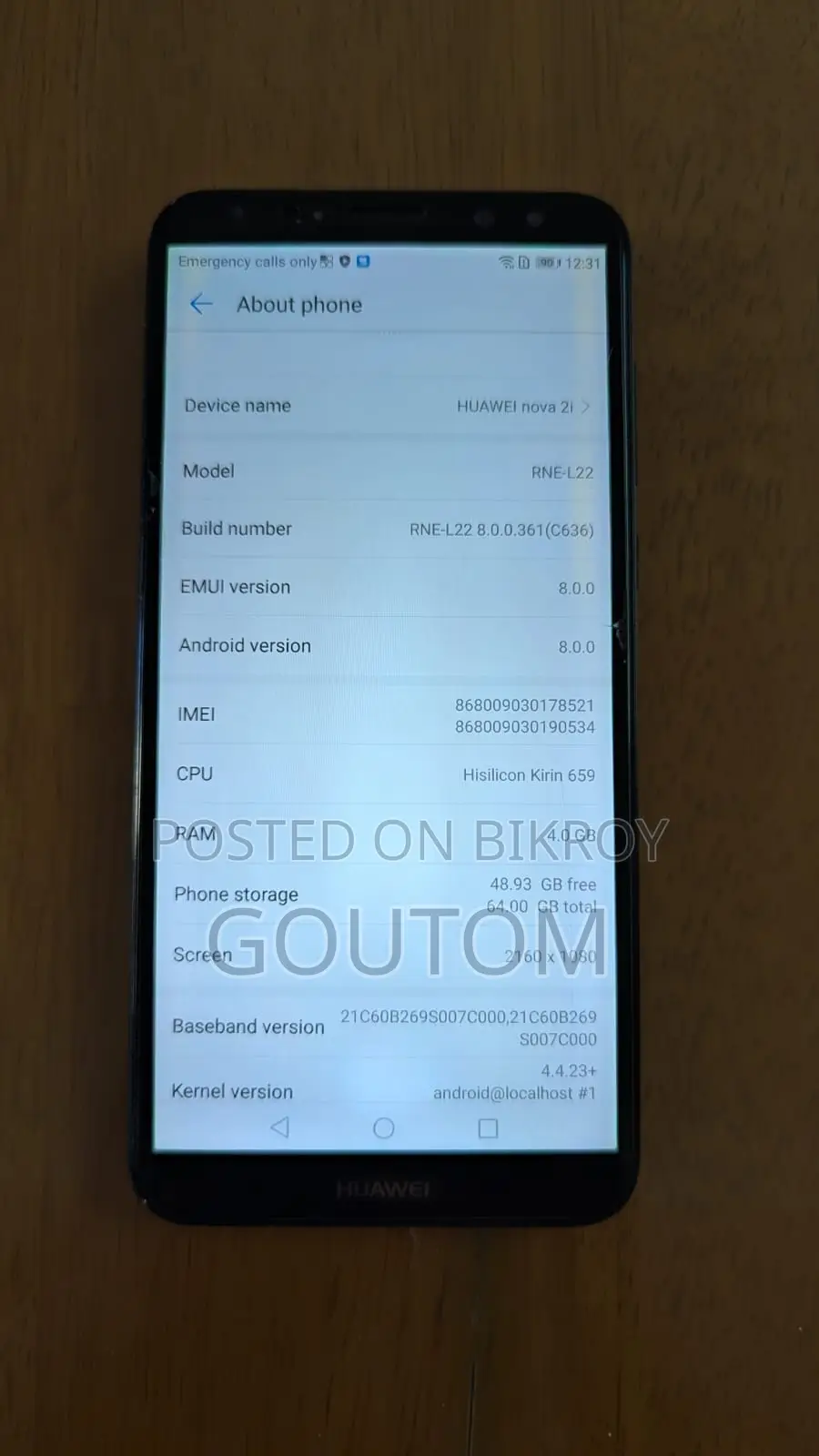 Huawei Nova 2i 4/64 (Used)