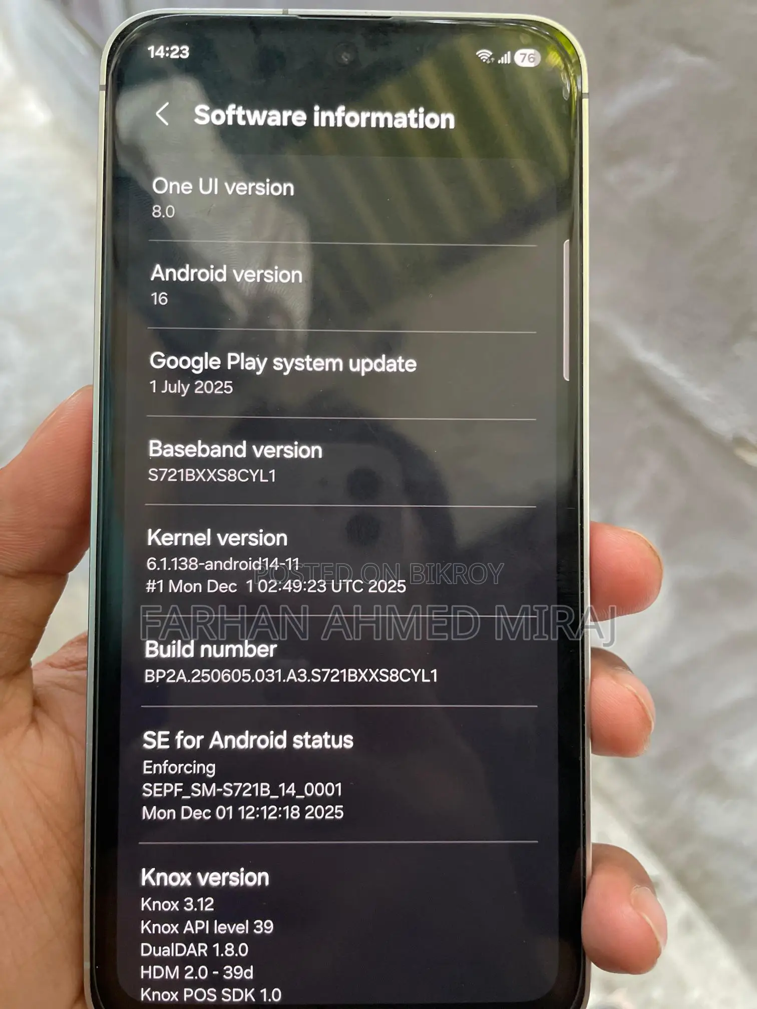 Samsung Galaxy S24 FE (Used)