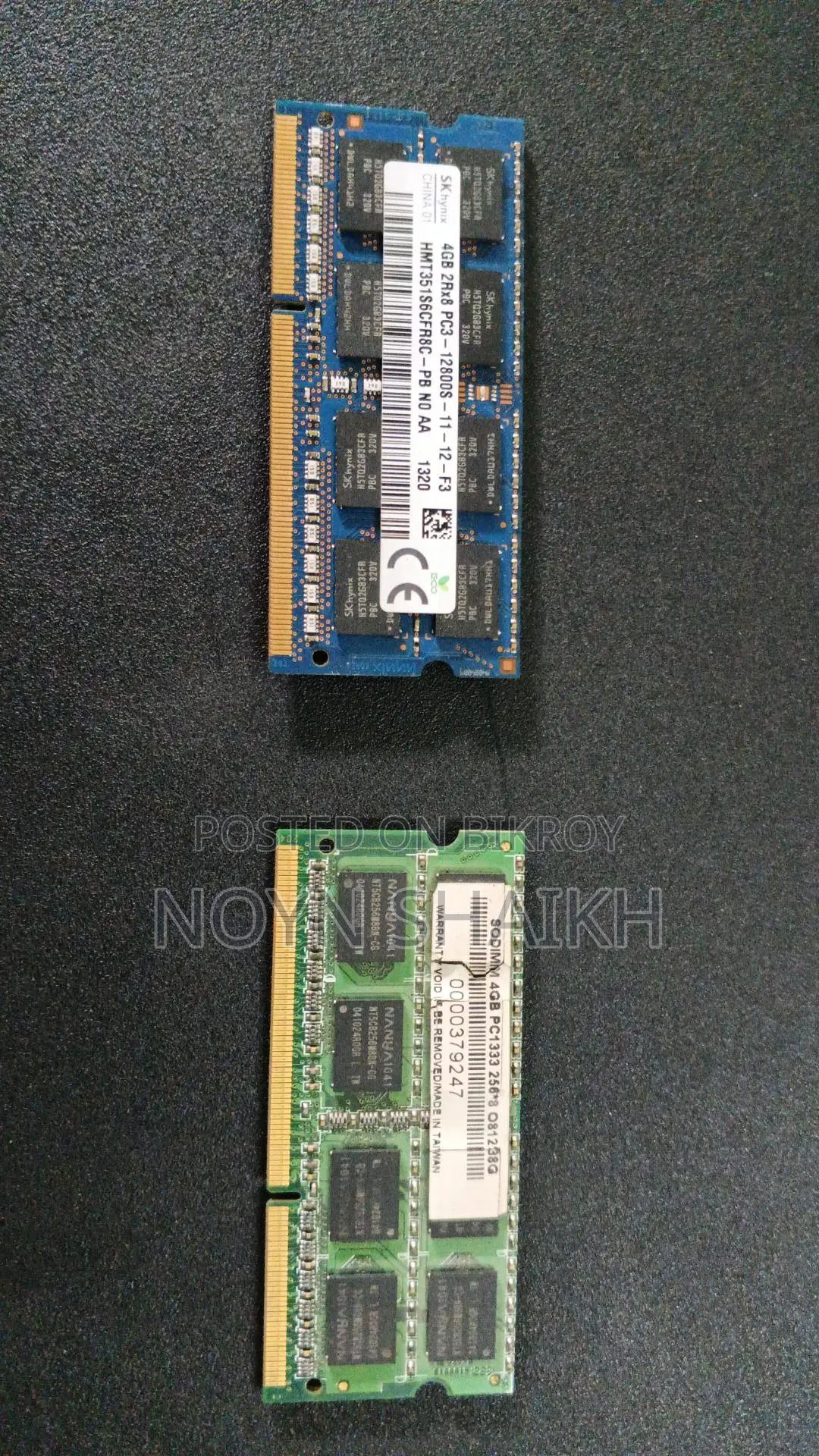 Laptop Ram 4gb +