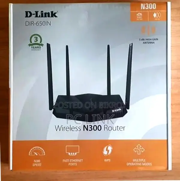 Wifi Router D-Link Dir-650in N300 300mbps
