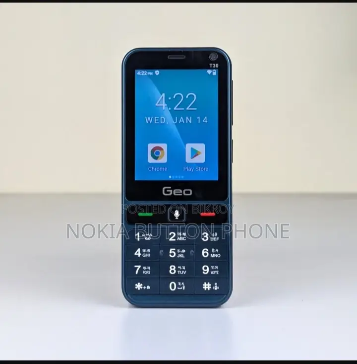 Geo T30 Wifi Button Phone (Brand New)