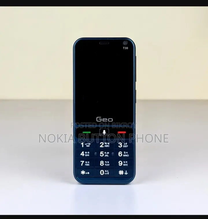 Geo T30 Wifi Button Phone (Brand New)