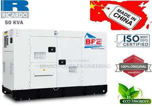 50kVA Ricardo Generator - High-Quality Imported Canopy