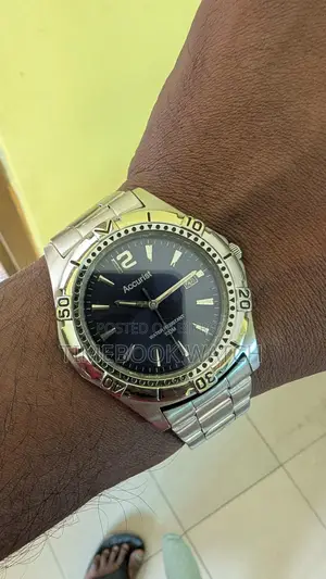 Accurate Steel Watch Blue Dial