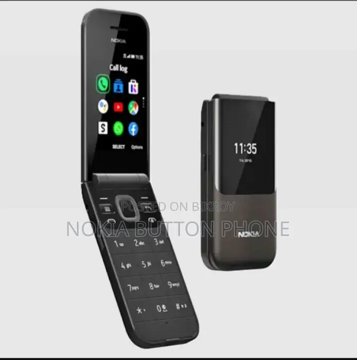 Nokia 2720 Flip Mobile Button Phone (Brand New)