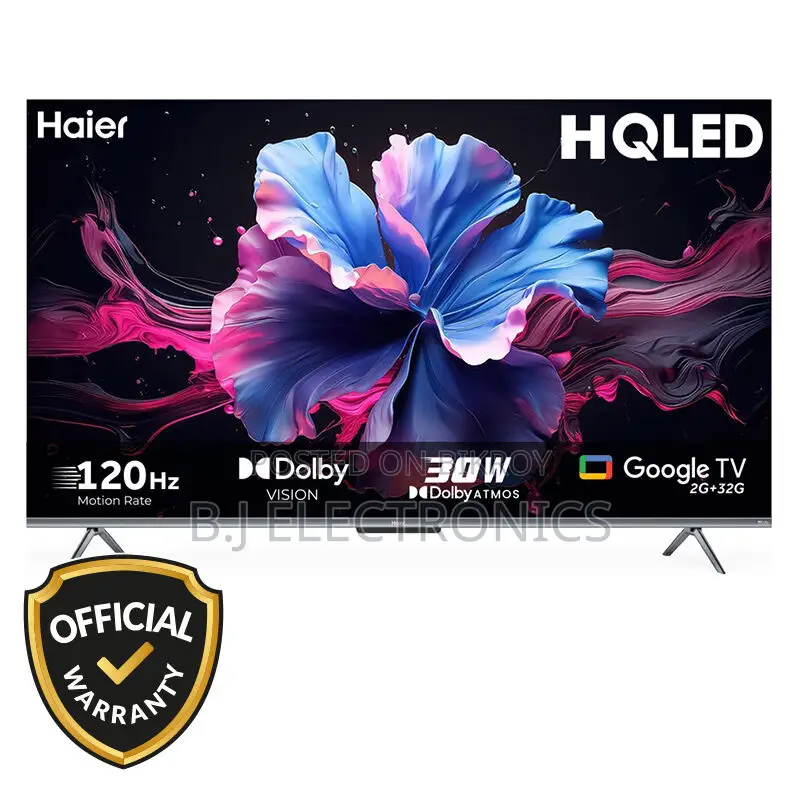 চট্টগ্রাম এ -Haier 65 Inch Bezel-less HQLED 4k UHD Google Tv - অফিসিয়াল