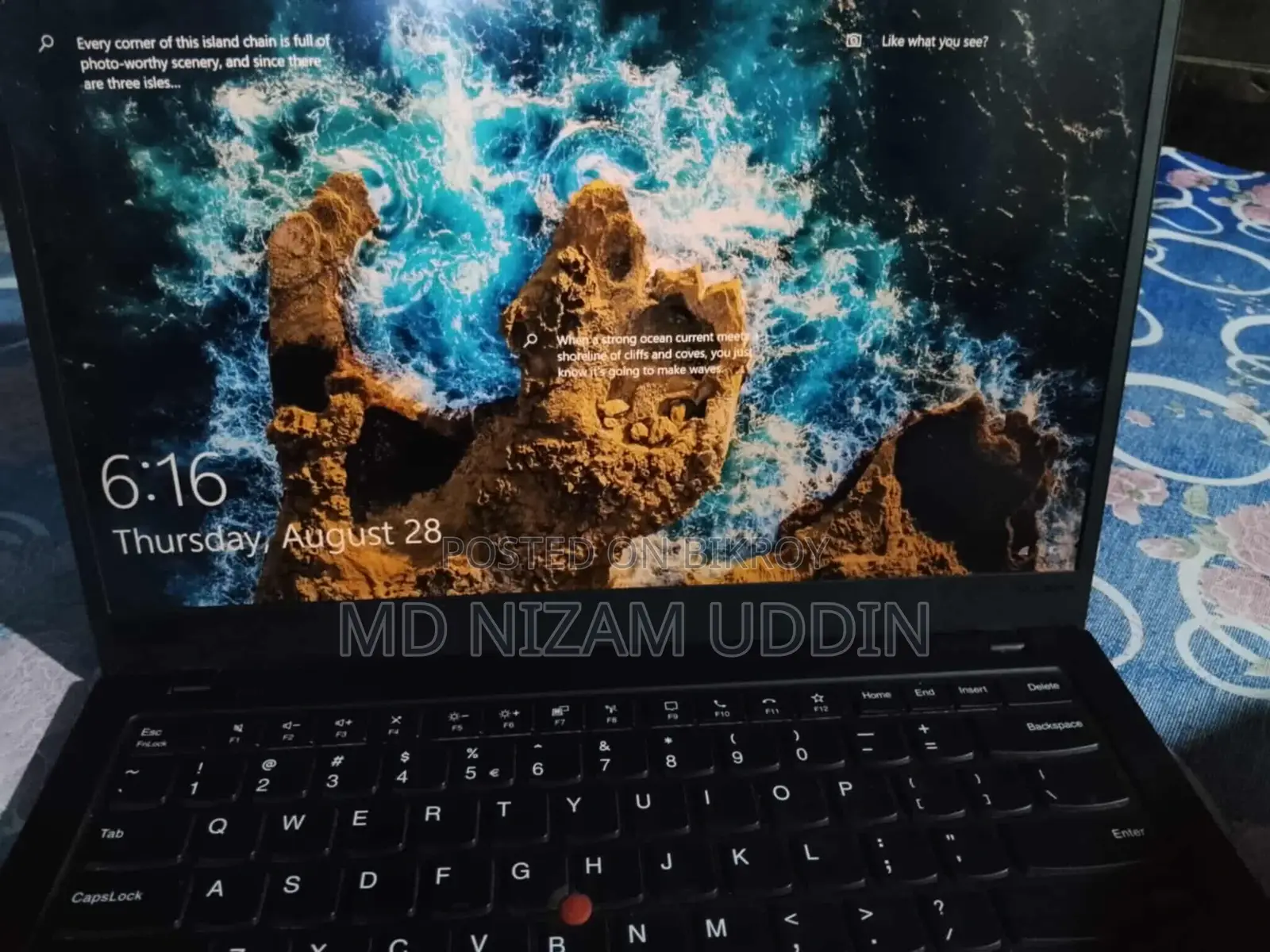 Laptop Lenovo ThinkPad X1 Carbon 16GB Intel Core i5 SSD 512GB