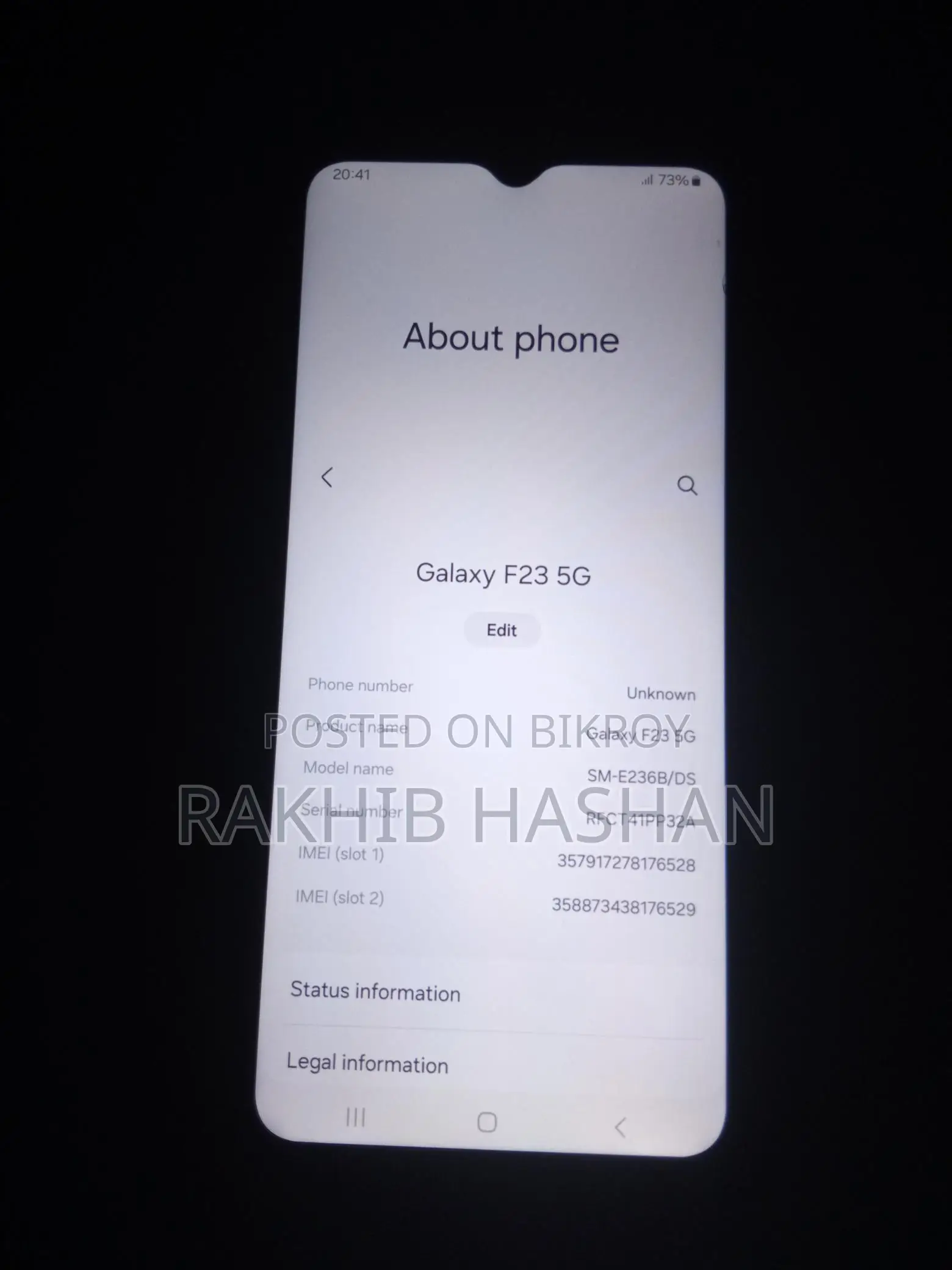 Samsung Galaxy F23 (Used)