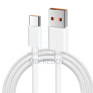 6a Super Fast Charging Data Cable For Huawei Type-c Xiaomi Android