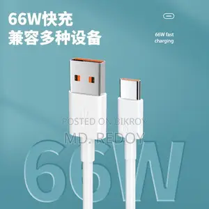 6a Super Fast Charging Data Cable For Huawei Type-c Xiaomi Android