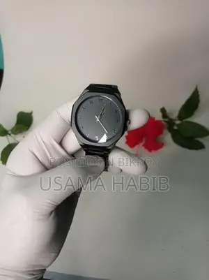 Premium Arabic Dial Silver Chain Watch - Luxury For Men