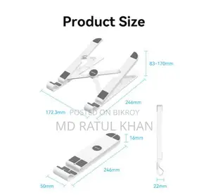 ''vention Kdnw0 Laptop Stand White Color''