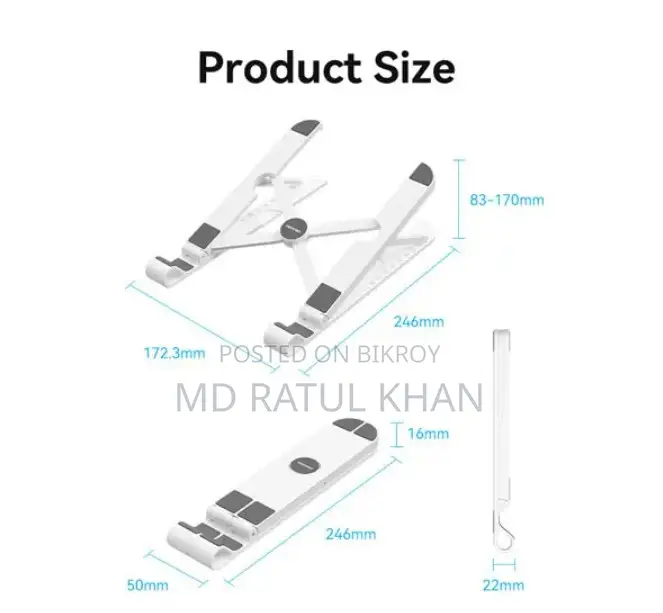 ''vention Kdnw0 Laptop Stand White Color''