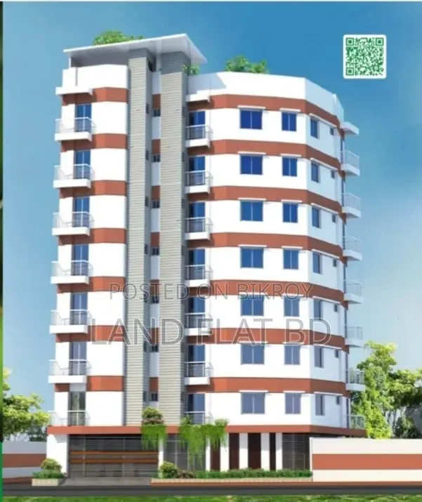 1295 sq ft flat for sale on South-West corner plot