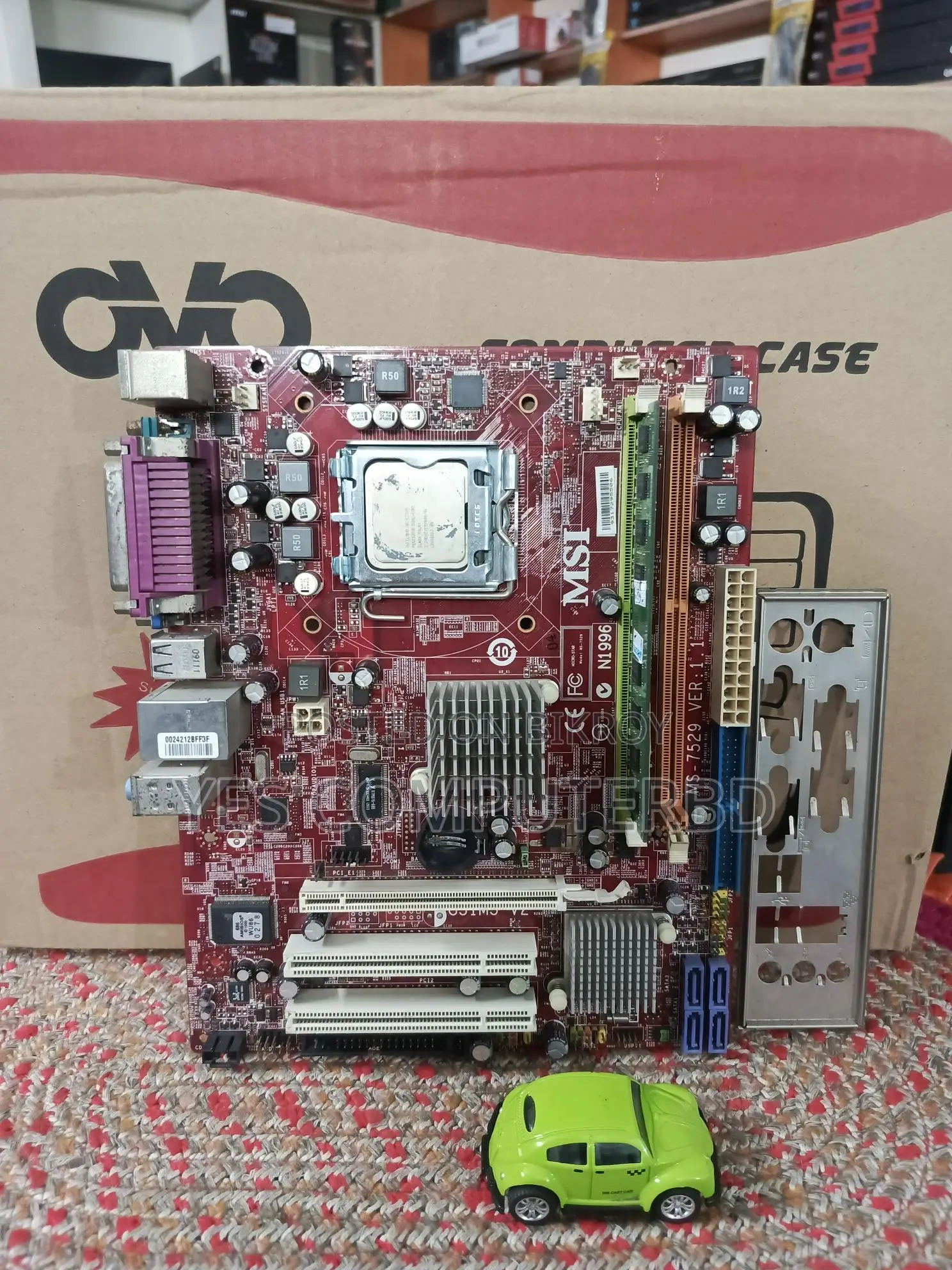 Motherboard, Processor, RAM, and Cooler Fan Combo