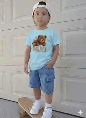 Baby Boy’s Premium Set - Stylish T-shirt & Denim Pant