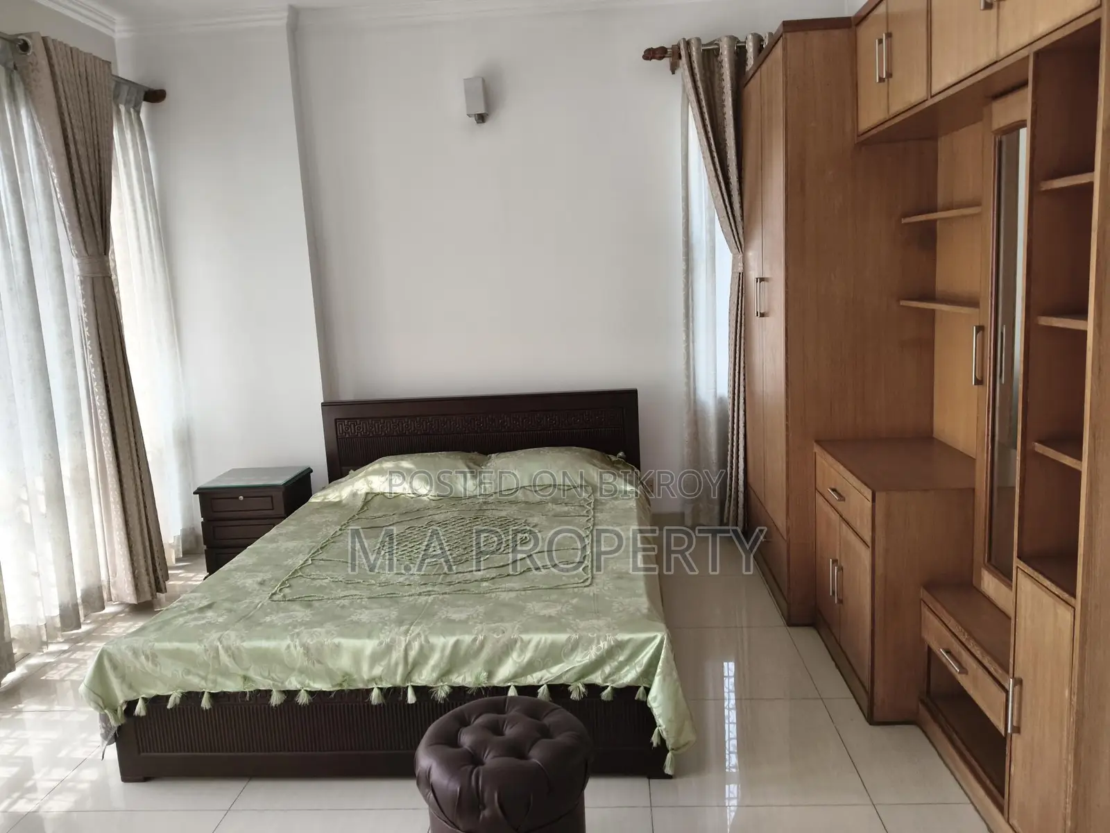 Rent Fully Furnished 3-Bedroom Apartment Gulshan-2