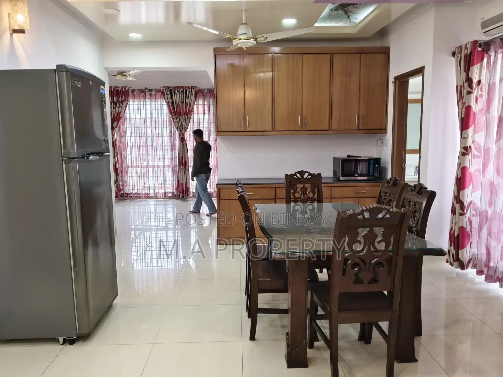 Rent Fully Furnished 3-Bedroom Apartment Gulshan-2