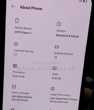 Oppo Reno Z 256 GB Blue