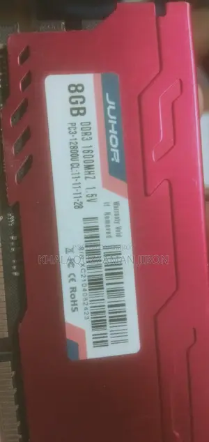 JUHOR DDR3 8gb RAM - New Condition No Problem