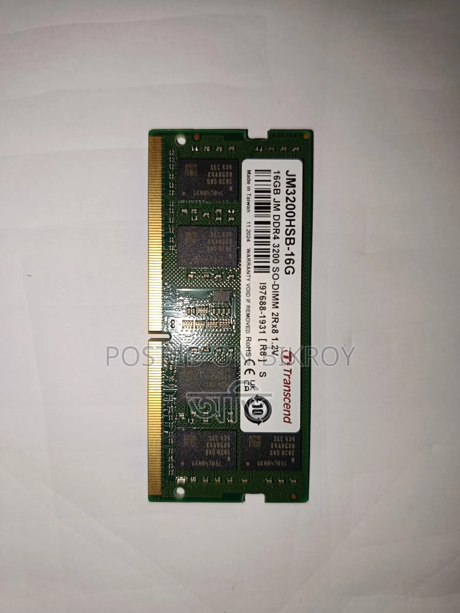 Transcend 16GB Leptop Ram