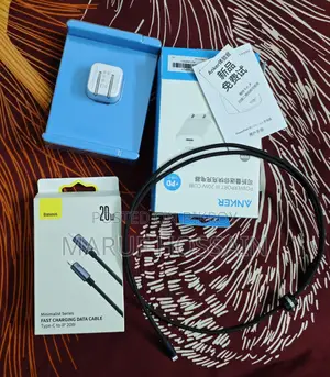 ANKER 20W Charger + Baseus Cable