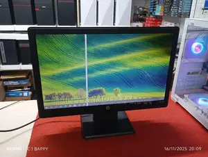 HP 19" Monitor. Has a thread-like line.
