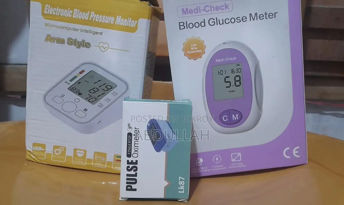 Diabetes, Blood Pressure, and Pulse Machine