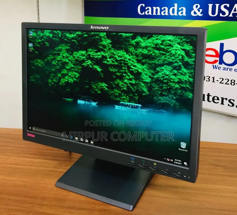 MONITOR LED 19 LENOVO Monitor Completely Fresh BRAND