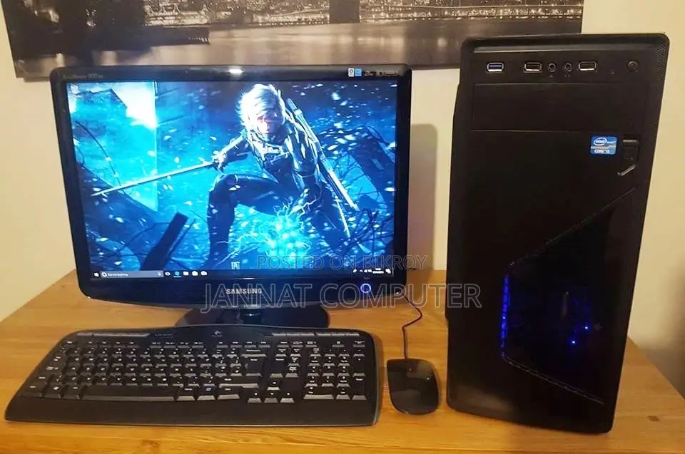 Dual Core Processor + 4GB RAM + 320GB HDD + Samsung 17" LED Monitor