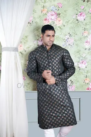Stylish Print Panjabi