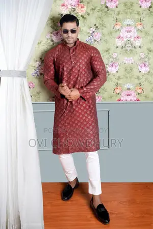 Stylish Print Panjabi
